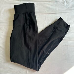 Lululemon Rulu Run black pants with zip pockets size 4 joggers